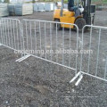 Barricades portatives en métal, barrière de coterie, barrières pour piétons